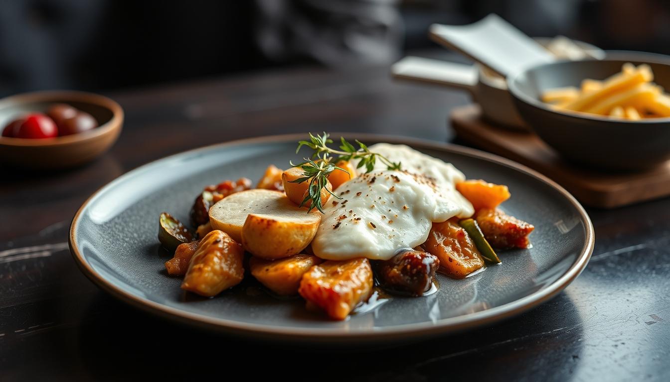 Healthy home cooking bowl